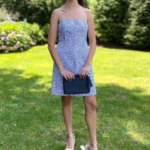 Vineyard Vines | Strapless Nautical Dress Sz:6